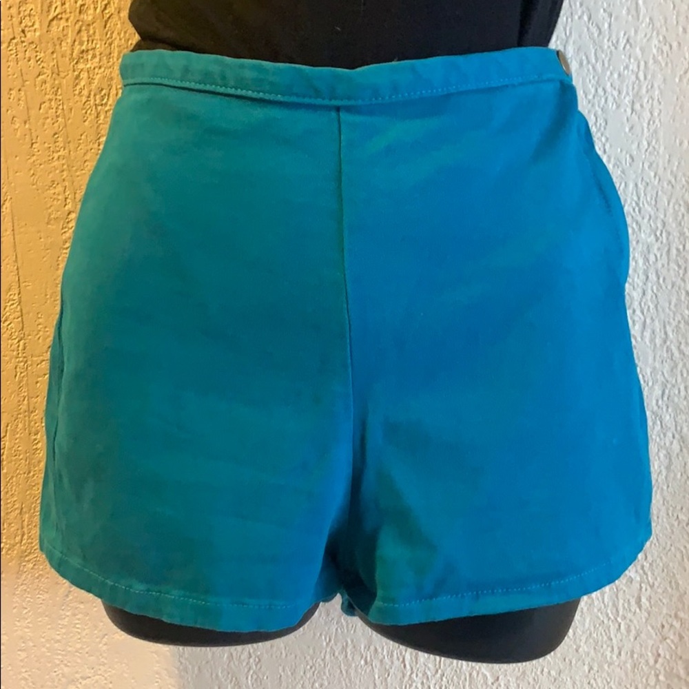 Turquoise American Apparel pinup short